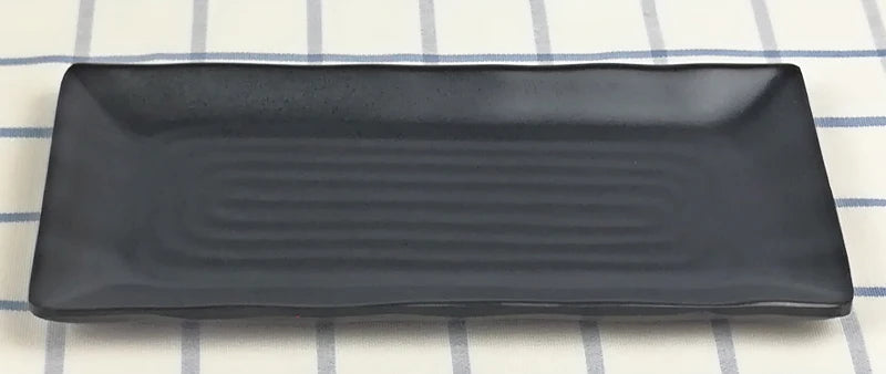 Melamine Dinnerware Dinner Plate Rectangle Plate Japanese Cuisine Restaurant Melamine Dish A5 Melamine Tableware Sushi Plate