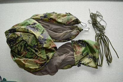 SWIFT 250x135cm Portable Camouflage  High Strength Parachute Nylon Camping Mosquito Hammock With Mosquito Nets