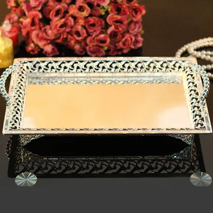Special offer shipping high-end European fruit plate hotel supplies KTV Home Furnishing gold silver size fruit compote