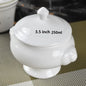 Hotel ceramic tableware  French pastry baking cup soup in a cup nest bowl with cover stew soup dessert