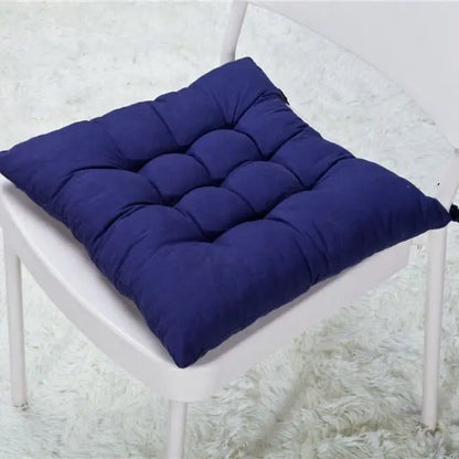 Soft Kitchen Chair Cushion Solid Seat Pillow For Car Home Red Square Chair Pad Office Sitting Cushhions Decorative Room Almofada