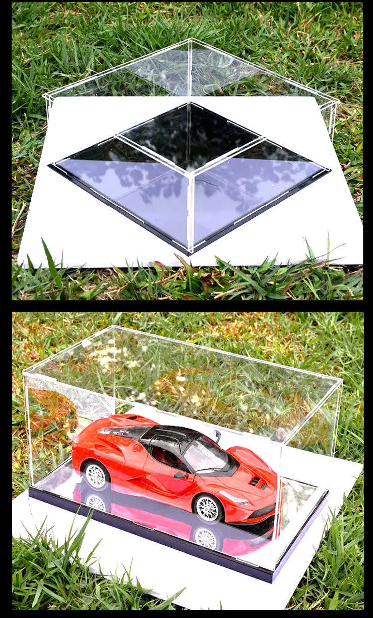 10-40cm Display Box for Collectibles Assemble Clear Acrylic Case Dustproof Protection Showcase for Action Figures Organizing Toy