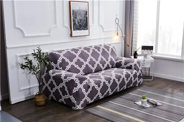 Elastic Sofa Covers Universal Slipcovers Stretch Sectional Throw Couch Corner Cover Cases for Living Room Armchairs1/2/3/4 Seat