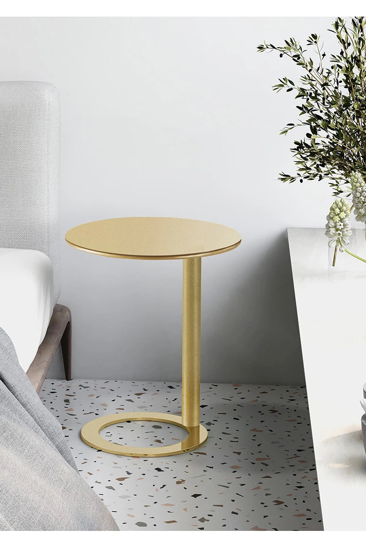 Nordic Living Room Furniture Coffee Table Metal Craft Mini Sofa Side Tables Indoor Mobile Bedside Table Home Decor Furnitures