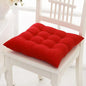 Soft Kitchen Chair Cushion Solid Seat Pillow For Car Home Red Square Chair Pad Office Sitting Cushhions Decorative Room Almofada