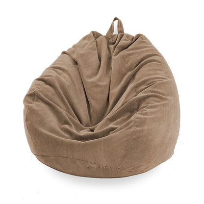 10 Color Lazy Sofas Cover Chairs big with Inner Liner Warm Corduroy Lounger Seat Bean Bag Pouf Puff Couch Tatami Living Room