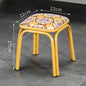 Modern Household Padded Stool Living Room Round Bench Coffee Table Step Stools Student Dormitory Solid Color Small Low Chairs