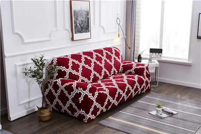 Elastic Sofa Covers Universal Slipcovers Stretch Sectional Throw Couch Corner Cover Cases for Living Room Armchairs1/2/3/4 Seat