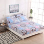 Fitted Sheet Mattress Cover Polyester Printing Bedding Linens Bed Sheets With Elastic Band Double Queen Size Bedsheet 180X200 CM