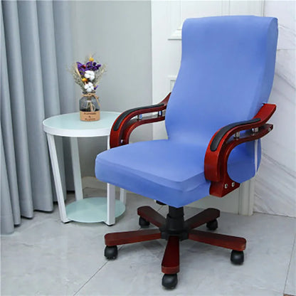 Plus Size Office Chair Covers Computer Universal Stretch Boss Chair Cover Modern High Back Rotating Lift Arm Chair Cover