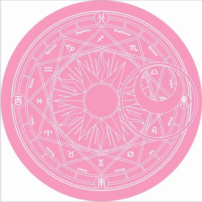 Cartoon Card Captor Sakura Rug Mat Magic Array Carpet Doormat Antislip Plush Princess Creative Handmade Living Room Coffee Table