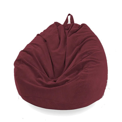 10 Color Lazy Sofas Cover Chairs big with Inner Liner Warm Corduroy Lounger Seat Bean Bag Pouf Puff Couch Tatami Living Room