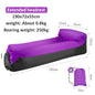 Outdoor Picnic Light Inflatable Sofa, Beach Bag, Camping Deck Chair, Portable Sofa, 200kg Load, Indoor