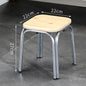 Modern Household Padded Stool Living Room Round Bench Coffee Table Step Stools Student Dormitory Solid Color Small Low Chairs