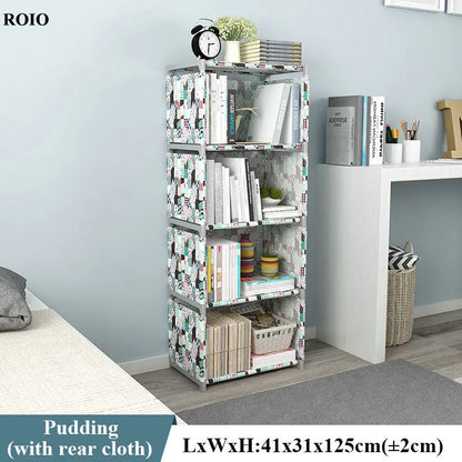 Bookcase Simple Bookshelf Easy Assembly Children Book Shelf Space-saving Sundries Organizer Rack Home Furniture Storage Holder