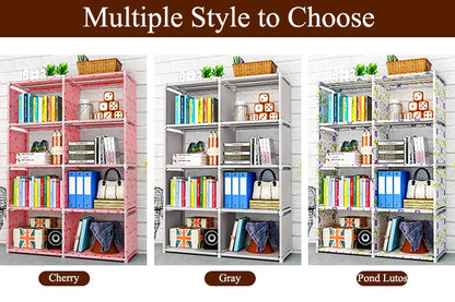 Bookcase Simple Bookshelf Easy Assembly Children Book Shelf Space-saving Sundries Organizer Rack Home Furniture Storage Holder
