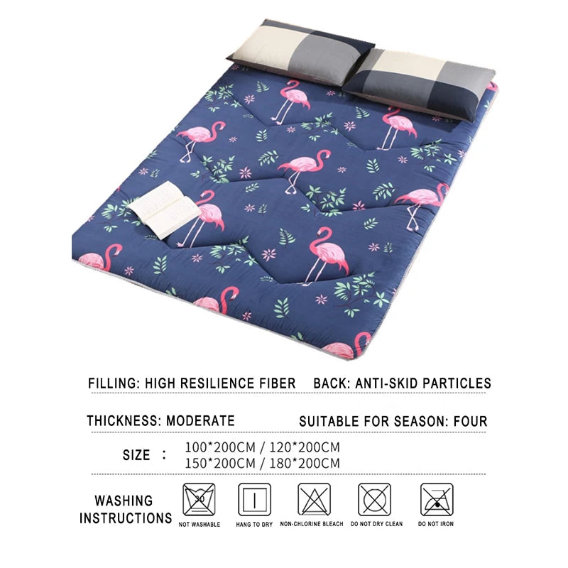 Non-slip Sleeping Mattress Household Hotel Bedding Protection Pad Student Folding Tatami Mattresses Floor Ground Sleeping Mat