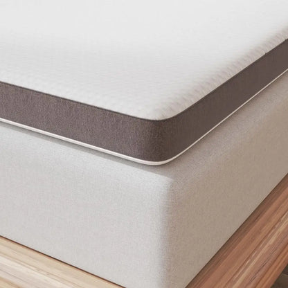Premium Memory Foam Mattress Toppers with Zipper Bamboo Cover Soft Gel Foam Bed King Queen Twin FUll Size Mattress Help Sleep
