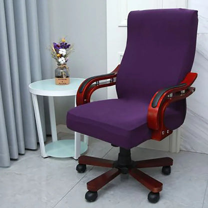 Plus Size Office Chair Covers Computer Universal Stretch Boss Chair Cover Modern High Back Rotating Lift Arm Chair Cover