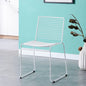 Nordic Dining Chair Modern Minimalist Creative Outdoor Iron Wire Personality Office Hollow Leisure Computer Chair Dropshipping