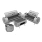 Deck Sofa KTV Casual Small Quiet Bar Retro Creative Oil Drum Iron Customization Industrial Style Bar Table and Chair Combination