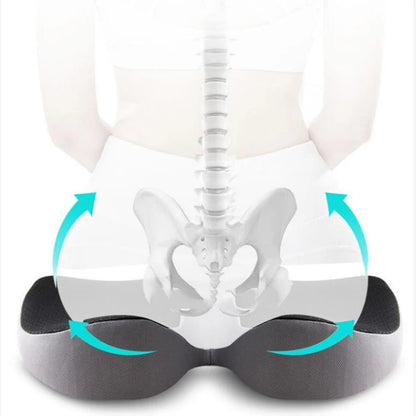 Cushion Non-Slip Orthopedic Memory Foam Coccyx Cushion For Tailbone Sciatica Pain Relief Comfort Office Chair Car Breathable Pad