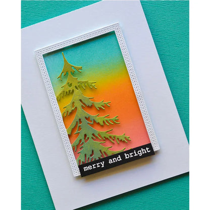 New Hot Selling Christmas Rectangle Frame Series Metal Cutting Die Scrap Book Stamps/photo Albums Decorative Embossed Diy Handma