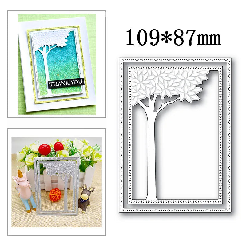 New Hot Selling Christmas Rectangle Frame Series Metal Cutting Die Scrap Book Stamps/photo Albums Decorative Embossed Diy Handma