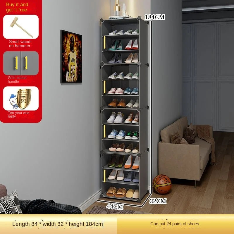 Shoe Rack Folding Home Furniture Modern Live Room Cabinets Shoes Storage Organizers Cupboards Hallway Entrance Shelf Shoes
