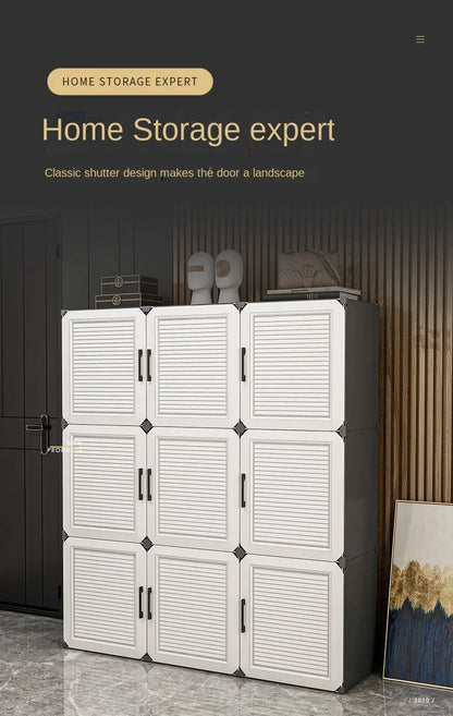 Modern Household Multilayer Plastics Shoe Rack Hallway Cabinets For Living Room Dustproof Storage Shelves Home Bedroom Furniture