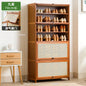 Wooden Horse Man Shoe Rack Shoe Cabinet Home Door outside Simple Storage Dormitory Economical Indoor Beautiful Bedroom Dustproof
