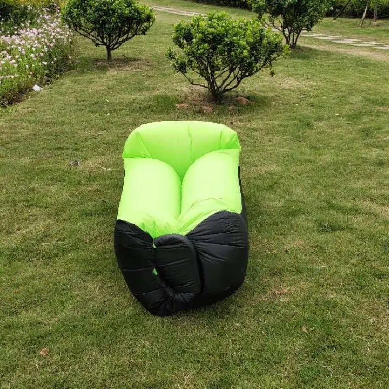 Outdoor Portable Air Sofa Lazy Inflatable Bed Air Mattress Single Person Sleeping Bag Lunch Bed Fast Inflatable Seatings