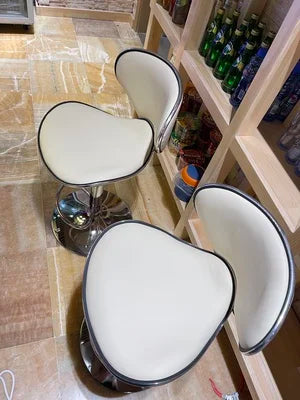 Bar Furniture High Stools Kitchen Adjustable Lift Backrest Bar Chair Swivel Nordic Bar Counter Sofa Chairs Bar Banks Dining Seat