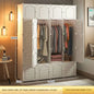 Household Bedroom Dustproof Clothes Cabinets Plastic Collapsible Durable Storage Rack Of Foldable Simplicity Wardrobe Furniture