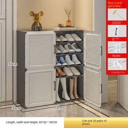 Shoe Rack Storage Cabinet Simple Household Small Entrance Modern Dormitory Home Furniture Living Room Shoes Organizer Cupboards