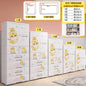 78 wide thickened plastic drawer storage cabinet, baby children's wardrobe, toys, multi-layer storage cabinet, chest of drawers