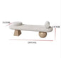 Nordic Solid Wood Shoe Stool Creative Wool Sofa Doorway Senior Sense Cloakroom Living Room Porch Household Fitting Rest Bench