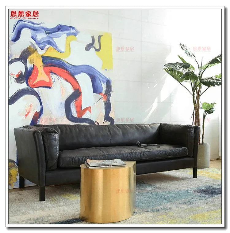 Fresh Four-Leaf Clover Tea Table Tear Drop Coffee Table Brushed Bronze Craft Adler Shaped Sofa Side Table