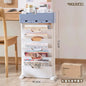 Classroom Desk Storage Shelf Sub-study Movable Large-capacity Bookshelf Children's Room Book Storage Artifact
