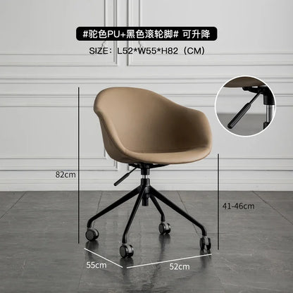 Nordic Computer Chair Creative Office Staff Lifting Swivel Chair Backrest Chair