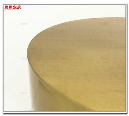 Fresh Four-Leaf Clover Tea Table Tear Drop Coffee Table Brushed Bronze Craft Adler Shaped Sofa Side Table