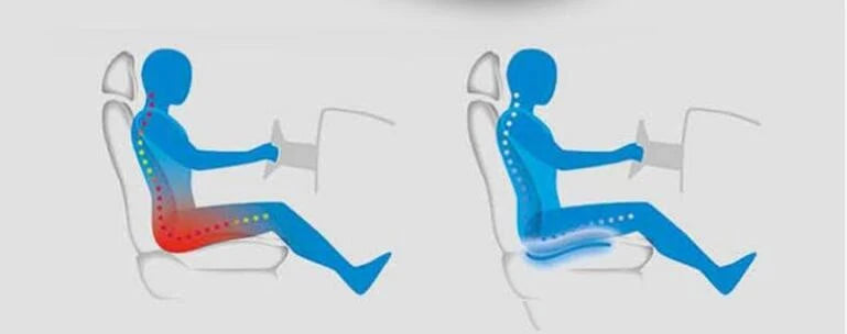 Cushion Non-Slip Orthopedic Memory Foam Coccyx Cushion For Tailbone Sciatica Pain Relief Comfort Office Chair Car Breathable Pad