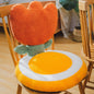 Ins Cute Tulip Sun Flower Seat Back Cushion Living Room Sofa Decorative Throw Pillow Soft Office Chair Cushion Home Decor Pillow