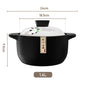 Chinese High Temperature Resistant Household Casserole Cooking Pot Cookware Set Ceramic Hot Pot Food Warmer 1-6L