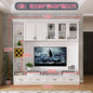 Nordic Living Room Overall TV Cabinet Unit Wall Background Wall Cabinet Modern Minimalist Small Apartment