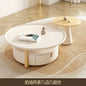 Cream style floor-to-ceiling modern simple living room home small apartment French coffee table combination