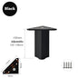 4PCS Furniture Leg Aluminum Triangular Square Sofa Leg with Screw Thickening Metal Furniture Feet Bathroom Cabinet Coffee Table