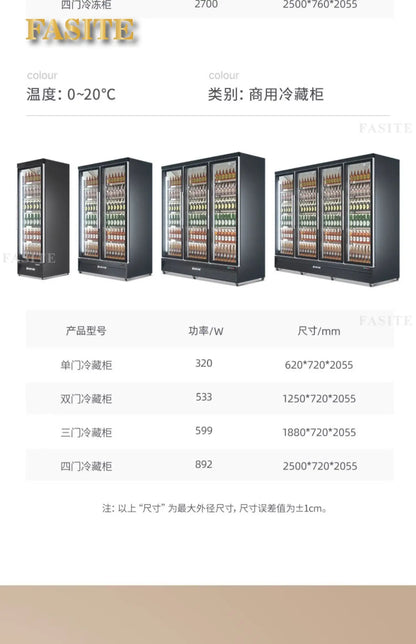 Plus freezer display cabinet, commercial meat beef cabinet, glass ice cream, standing freezer, beverage refrigerator