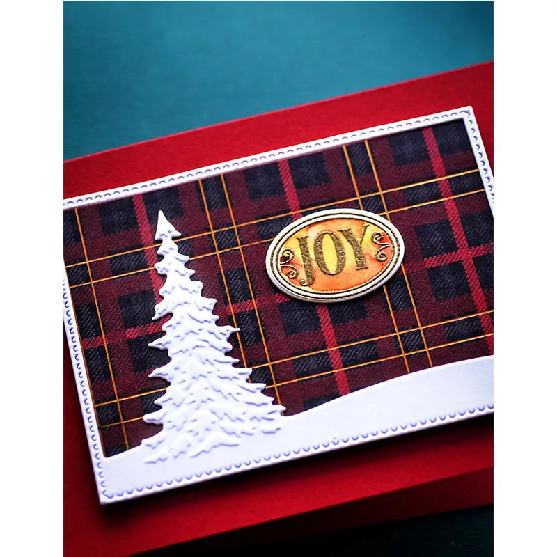 New Hot Selling Christmas Rectangle Frame Series Metal Cutting Die Scrap Book Stamps/photo Albums Decorative Embossed Diy Handma