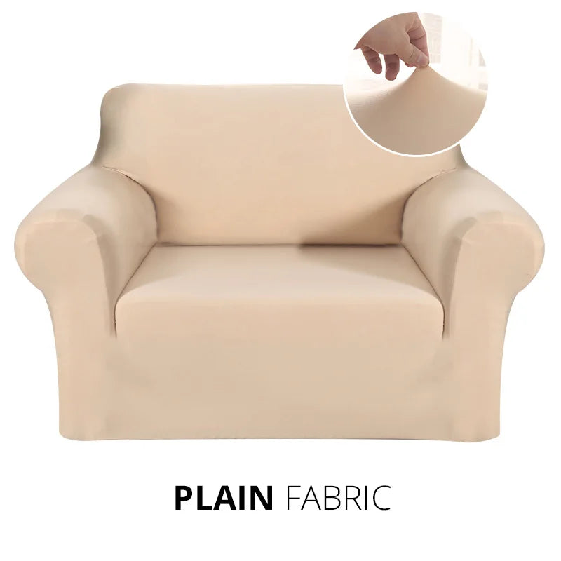 4 Types Armchair Cover Elastic Sofa Cover for Living Room Stretch Furniture Slipcover for Chairs 1 Seat Couch Cover Case